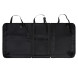 Органайзер на спинку заднего сиденья, 3/3, раздельный на молнии, с карманами, черный