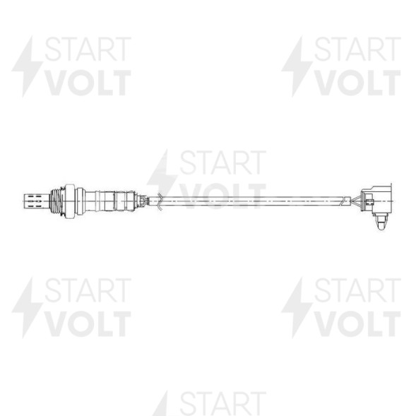 Датчик кислорода для автомобилей Mazda 6 (02-) 1.8i/2.0i/2.3i после катализатора