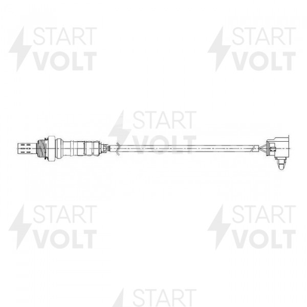 Датчик кислорода для автомобилей Mazda 6 (02-) 1.8i/2.0i/2.3i после катализатора