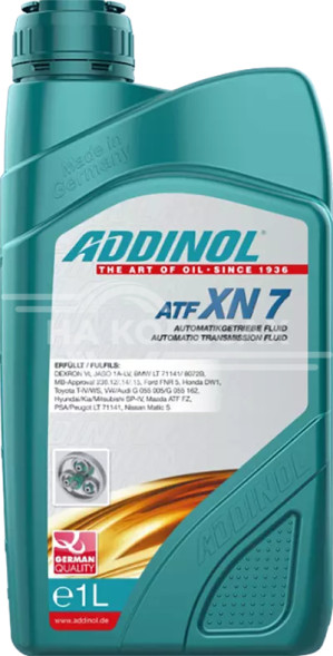 Трансмиссионное масло для АКПП ADDINOL ATF XN 7