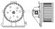 Электровентилятор отопителя для автомобилей VW Passat B5 (96-)/Audi A4 B5 (94-) A/C-
