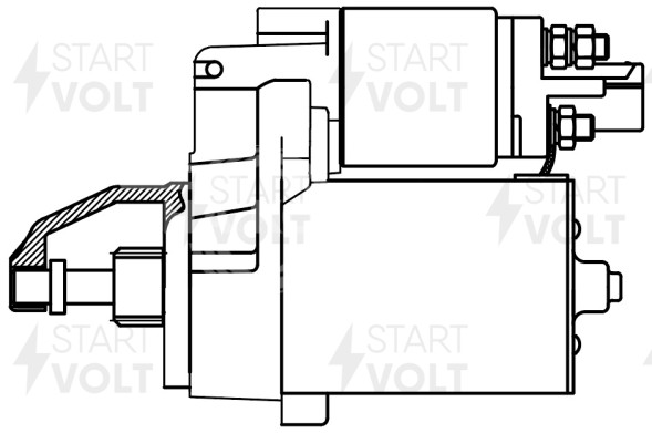 Стартер для автомобилей VAG A6 (04-) 2.4FSI/2.8FSI/3.2FSI 1,2кВт
