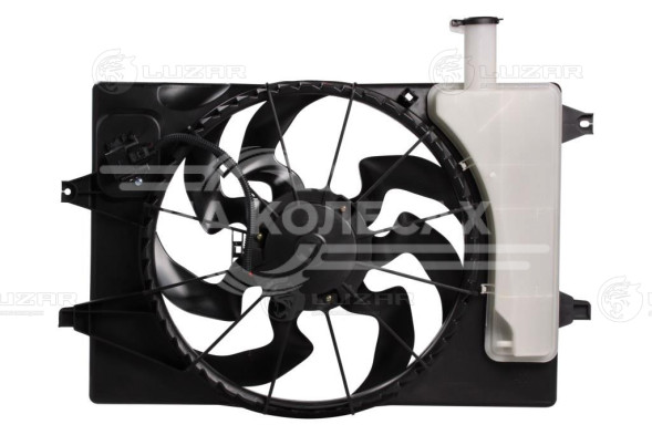 Электровентилятор охлаждения для автомобилей Elantra (AD) (15-) (с кожухом и резистором)