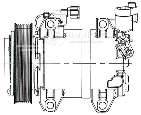 Компрессор кондиционера для автомобилей Pathfinder (R51) (05-) 2.5dCi