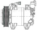 Компрессор кондиционера для автомобилей Pathfinder (R51) (05-) 2.5dCi