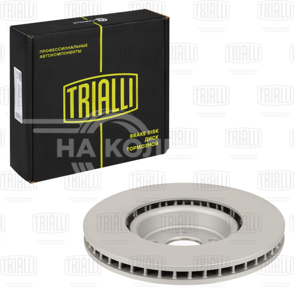 Диск тормозной передний для автомобилей Audi A4 (16-) / A5 (16-) / A6 (18-) / Q5 (18-) / Q7 (15-) d=349 окрашенный