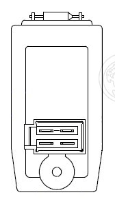 Резистор электровентилятора отопителя для автомобилей Ford Focus I (98-)/Mondeo III (00-)