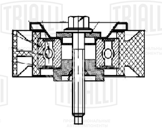 Ролик приводного ремня для автомобилей Ford Kuga II (13-)/Mondeo V (15-) 2.0T/2.5i опорный