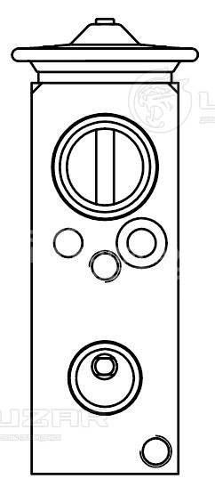 Клапан расширительный кондиционера (ТРВ) для автомобилей Mondeo IV (07-)