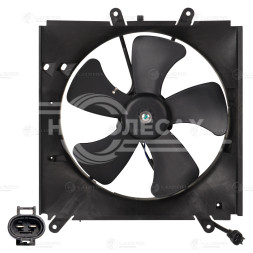 Электровентилятор охлаждения для автомобилей Toyota Corolla (E100) (91-)/Corolla (E110) (95-) 1.5i [5AFE] RHD (с кожухом)