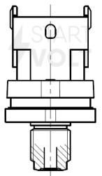 Датчик давления топлива для а/м ГАЗ Валдай Next (21-)/Foton Ollin (05-) с двигателем Cummins ISF 2.8D