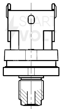 Датчик давления топлива для а/м ГАЗ Валдай Next (21-)/Foton Ollin (05-) с двигателем Cummins ISF 2.8D