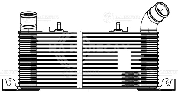 ОНВ (радиатор интеркулера) для автомобилей Pajero III (00-) 3.2D