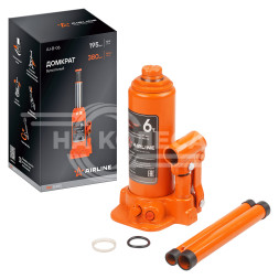 Домкрат бутылочный 6т 195-380мм PRO