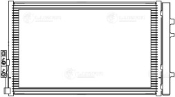 Радиатор кондиционера для автомобилей BMW X3 (F25) (10-)/BMW X4 (F26) (14-)