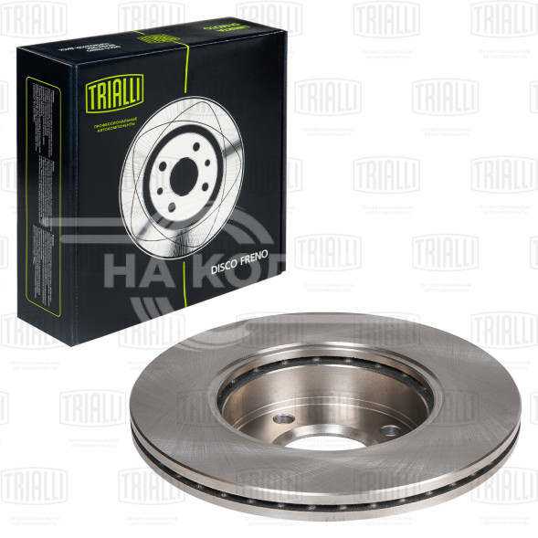 Диск тормозной передний для автомобилей Hyundai Getz (02-) без ABS d=241 окрашенный