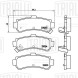 Колодки тормозные дисковые задние для автомобилей Nissan Almera (N15) (95-)