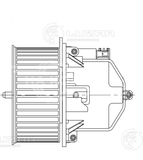 Электровентилятор отопителя для автомобилей Land Rover Freelander II (06-)/Volvo XC60 (08-)
