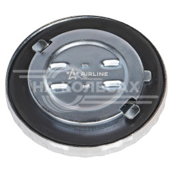 Крышка топливного бака 80мм с ключами и защитой, универсал., полуоборот., метал.