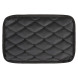 Чехол на подлокотник, универсальный, 200*300 мм, стёганная экокожа, цвет черный