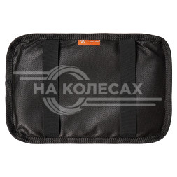 Чехол на подлокотник, универсальный, 200*300 мм, стёганная экокожа, цвет черный