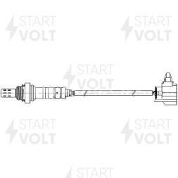 Датчик кислорода для автомобилей Mazda 6 (02-) 1.8i/2.0i/2.3i до катализатора