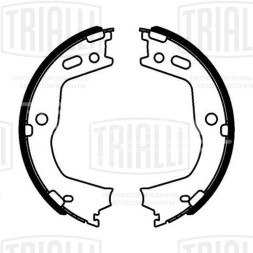 Колодки тормозные для автомобилей Hyundai Santa Fe (12-) барабанные стояночного тормоза 190x26