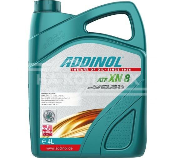 Трансмиссионное масло для АКПП ADDINOL ATF XN 8
