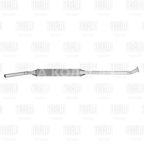 Глушитель для автомобилей Лада 2131 Chevrolet Niva Евро-4 дополнительный (резонатор) под 3 шпильки (алюминизированная сталь)