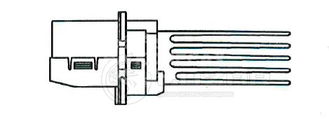 Резистор электровентилятора отопителя для автомобилей Nissan Note (06-)/Renault Megane II (02-) (auto A/C)