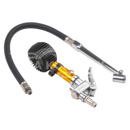 Пистолет для накачки шин грузовой 15 АТМ с манометром