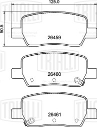 Колодки тормозные задние для автомобилей Kia Sorento IV (20-)