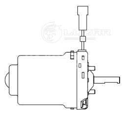 Электровентилятор отопителя для автомобилей ГАЗ, МАЗ (МЭ 237) 24В (без крыльчатки) (линейка Стандарт)
