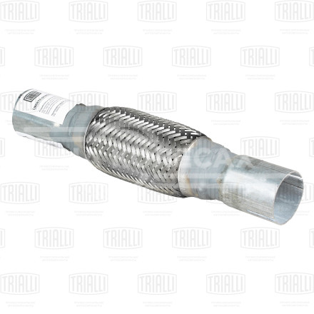 Переходник 45/45 L=300 под хомут с виброкомпенсатором 45х150 (нержавеющая алюминизированная сталь)
