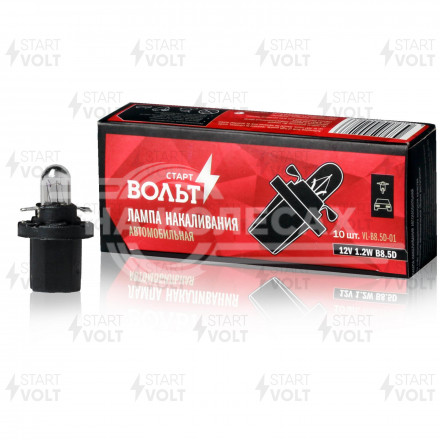 Лампа накаливания 12V 1.2W B8.5D