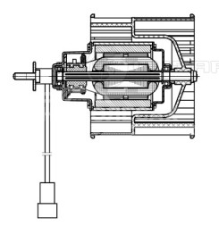 Электровентилятор отопителя для автомобилей Лада 4x4 FL (19-)