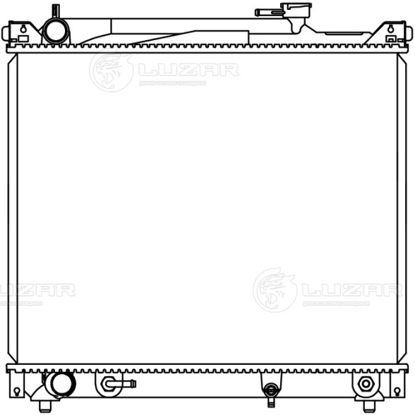 Радиатор охлаждения для автомобилей Suzuki Grand Vitara (98-)/Escudo II (96-) 2.0i/2.5i M/A