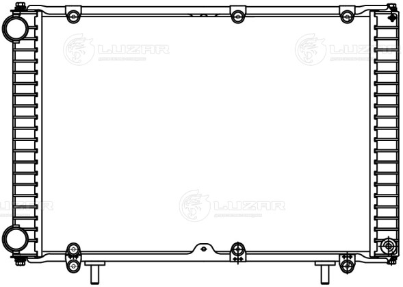 Радиатор охлаждения для автомобилей ГАЗ 3302 ГАЗель-Бизнес (сборный, 3-х ряд. алюм.)