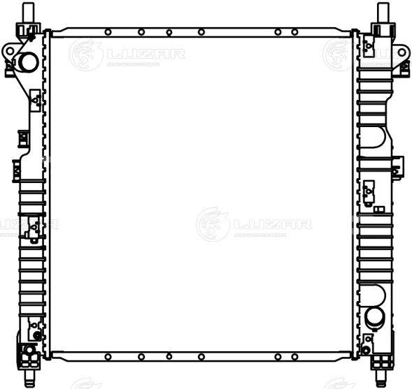 Радиатор охлаждения для автомобилей Actyon Sport (12-) МТ