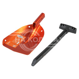 Лопата лавинная алюминиевая складная (44-65*20.5 см)