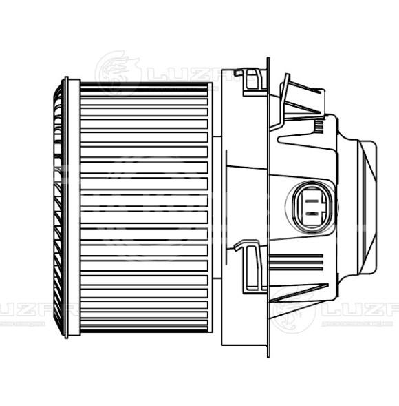 Электровентилятор отопителя для автомобилей Peugeot 207 (06-)