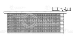 ОНВ (радиатор интеркулера) для автомобилей Golf (12-)/Octavia (13-) 1.4TSi