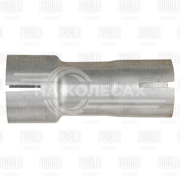 Соединитель труб глушителя под хомут d50 на d60 (алюминизированная сталь)