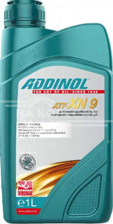 Трансмиссионное масло для АКПП ADDINOL ATF XN 9