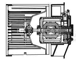Электровентилятор отопителя для автомобилей Nissan Qashqai (14-)/X-Trail T32 (14-) (UK)