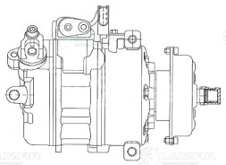 Компрессор кондиционера для автомобилей Touareg (02-)/Transporter T5 (03-) 2.5TDi