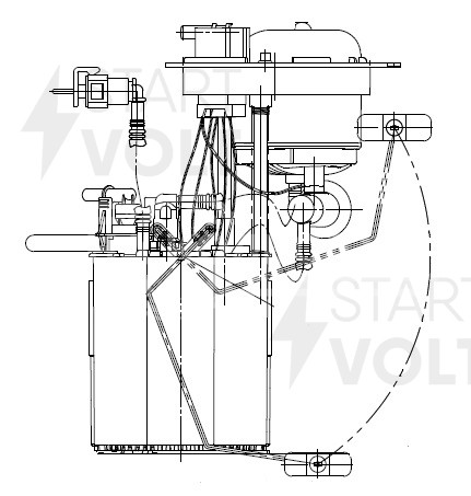 Модуль топливного насоса для автомобилей VAG Passat B6 (05-) 2.0FSi