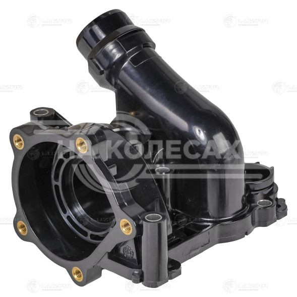 Корпус термостата для автомобилей VW Passat B6 (05-)/Skoda Octavia A5 (04-) 1.8T/2.0T (с пластиковым корпусом, с датчиком)