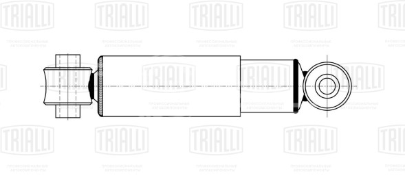 Амортизатор полуприцепа, для прицепа BPW, SAF (489/318 70х75 20х78 20х68 О/О)