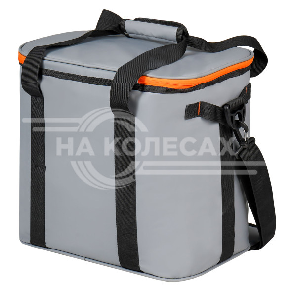Сумка-холодильник (термосумка)&quot;Пикник&quot;, 32л, 37,5*34*26см, водонепр.,серая